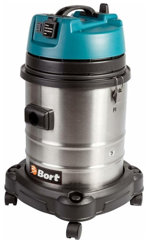 Bort BSS-1440-Pro Пылесос строительный [98297089] { 1400 Вт, вместимость 40 л, 38 л/сек, 10 кг, набор аксессуаров 1