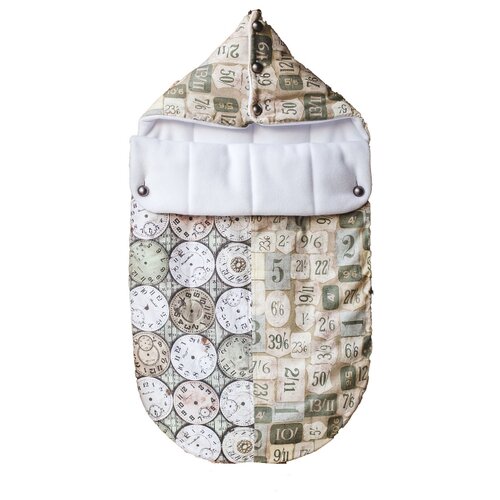 Летний конверт для новорожденного JUNTOSmama 14Л жмкл Циферблат