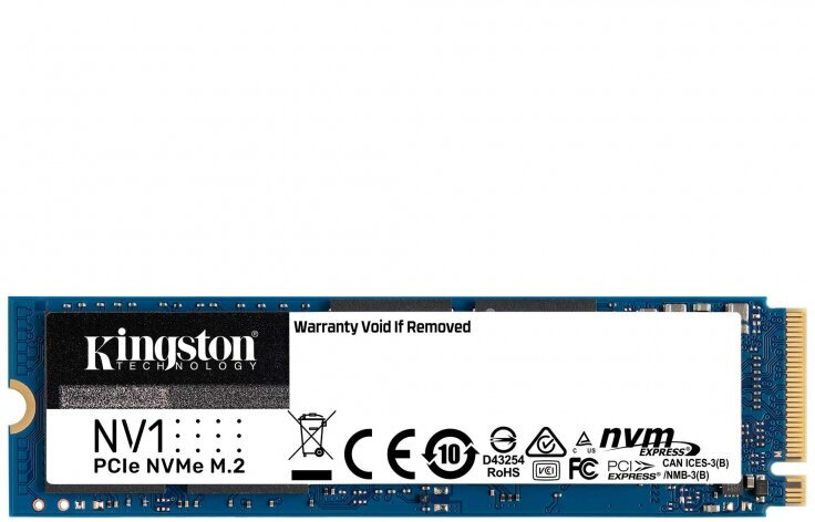 SSD накопитель Kingston NV1 250ГБ, M.2 2280, PCI-E x4, NVMe - фото №7