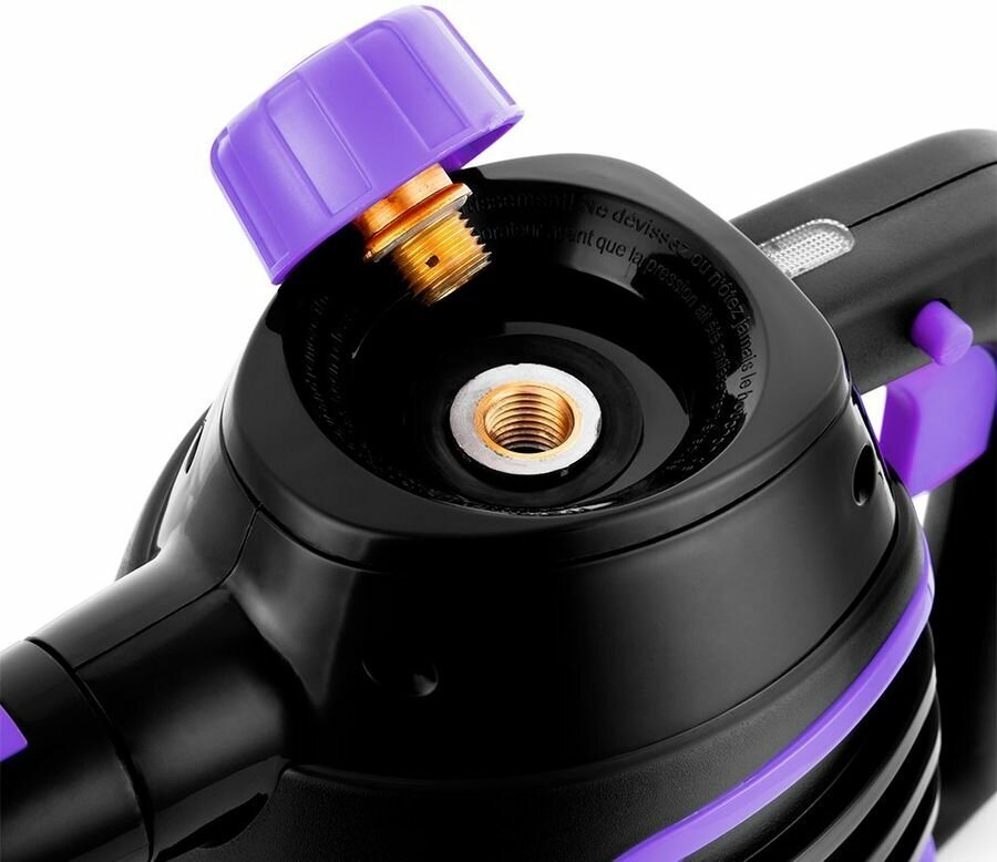 Пароочиститель ручной KitFort КТ-930 черный/фиолетовый