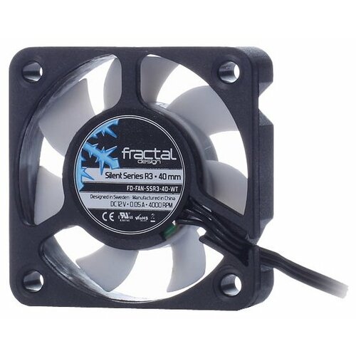 Вентилятор для корпуса FRACTAL DESIGN SILENT SERIES R3 40mm FD-FAN-SSR3-40-WT