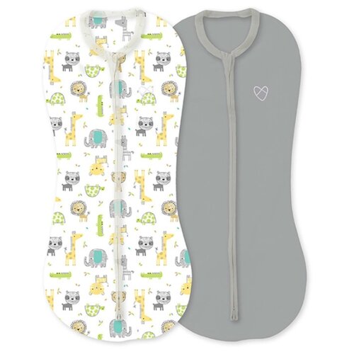 Конверт Summer Infant на молнии Swaddlepod Экскурсия по Сафари S 2шт