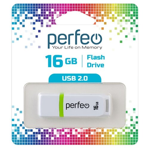 USB флешка Perfeo USB 4GB C11 White