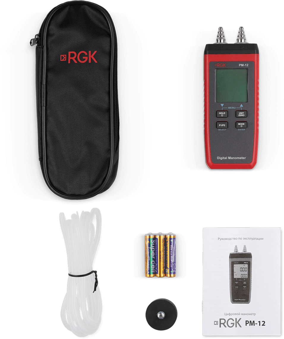 Манометр цифровой RGK PM-12