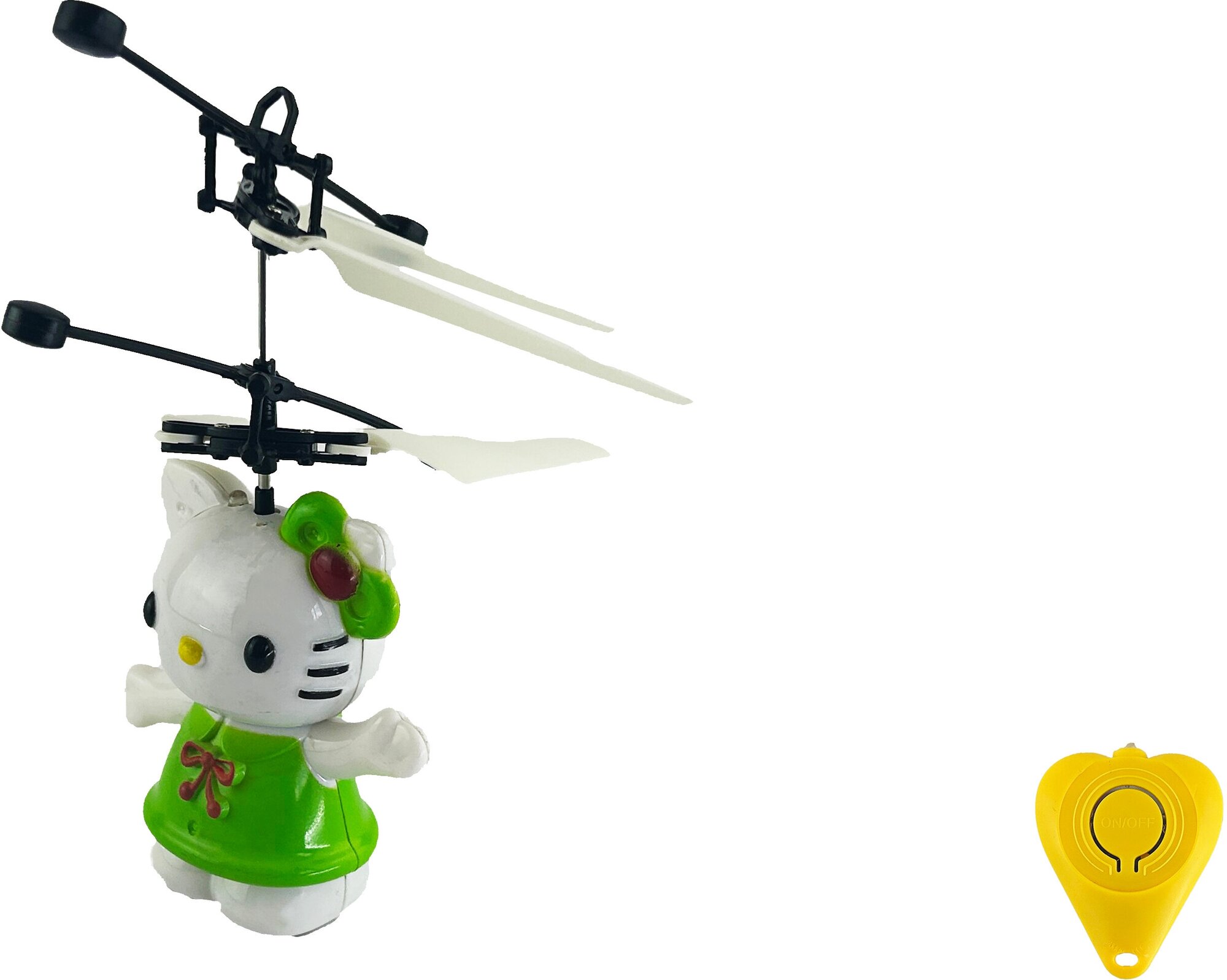 Радиоуправляемая Игрушка - Вертолет Кошечка CS Toys 1406(HJ-0008)-GREEN