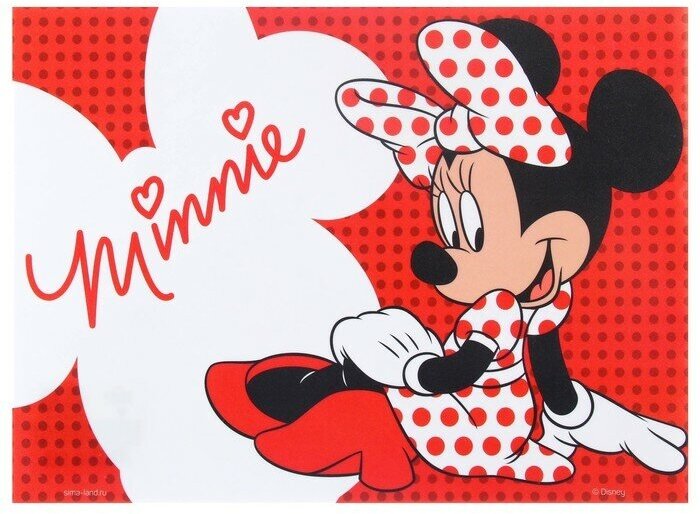 Коврик для лепки, формат A4 "Minnie", Минни Маус