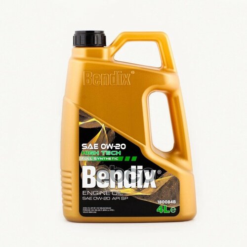 BENDIX Масло Моторное Bendix High Tech 0W-20 Синтетическое 4 Л 180084B