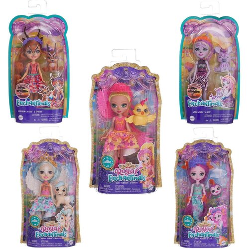 Кукла Mattel Enchantimals со зверюшкой Дополнительная FNH22 кукла mattel enchantimals со зверюшкой дополнительная fnh22