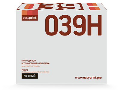 Картридж EasyPrint LC 039H, 25000 стр, черный - фото №1