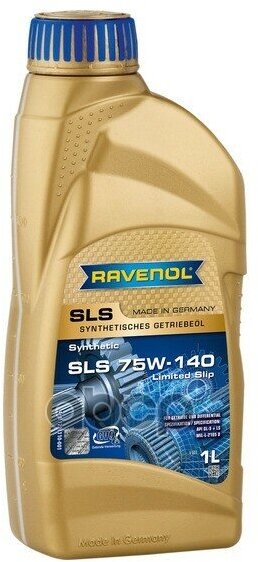 Масло Трансмиссионное Sls 75W-140 1Л Gl-5+Ls (Синтетика) Ravenol арт. 1221110001