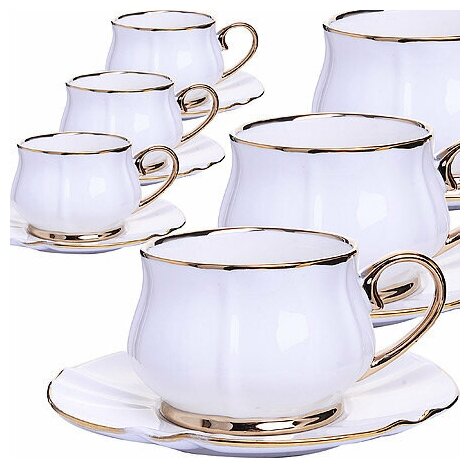 фото Чайный набор 12пр 200мл фарфор премиум Loraine 30532 KSMB-30532