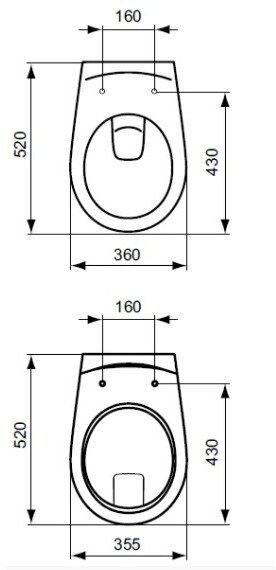 Крышка-сиденье Ideal Standard - фото №2