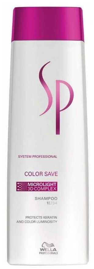 Шампунь Wella SP Color Save Color Save Shampoo, Шампунь для окрашенных волос с комплексом Microlight 3D, 1000 мл