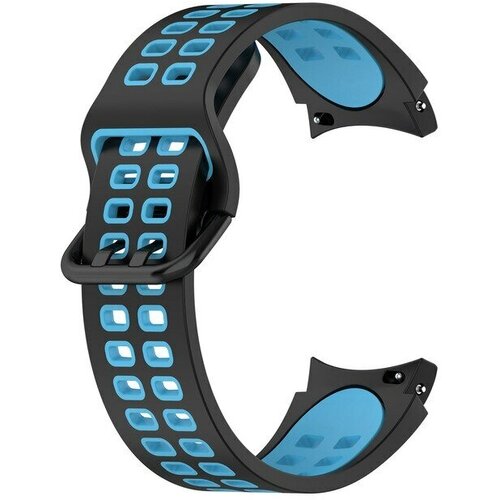 Ремешок для умных часов Samsung Galaxy Watch 5, черно-голубой