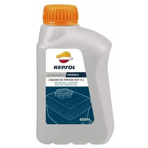 Тормозная жидкость DOT-5.1 REPSOL LIQUIDO DE FRENOS 0.5л