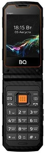 Мобильный телефон BQ 2822 Dragon Черный / оранжевый