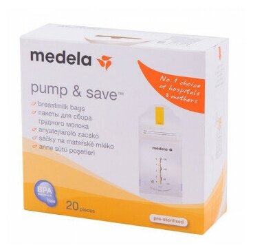 Пакеты Medela одноразовые для хранения грудного молока - фото №14