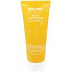 Питательный крем для тела с маслом ши Ayoume Enjoy Mini Body Cream Shea Butter, 200 мл - изображение