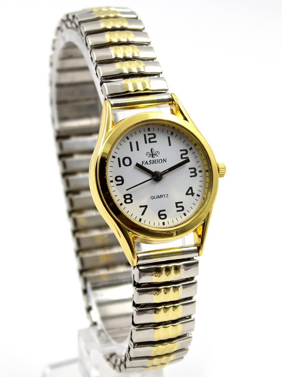 Наручные часы Часы наручные женские кварцевые FASHION с эластичным ремешкомбез застёжки, серебряный — купить в интернет-магазине по низкой цене наЯндекс Маркете
