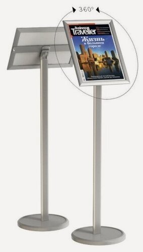 Изображение товара Стойка для размещения информации Attache с клик рамкой A4 вертикальная/горизонтальная