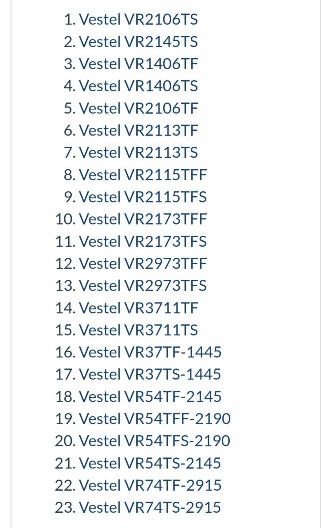 Пульт FH-07 для VESTEL /TECHNO телевизора — фото 1