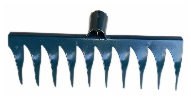 Грабли садовые 10-ти зубые витые с черенком высшего сорта 1200 мм - фотография № 8