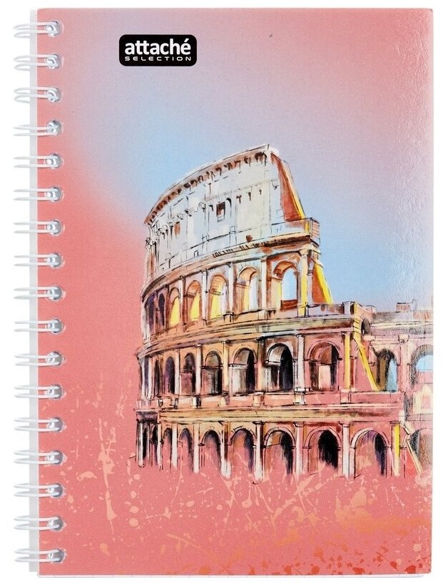 Бизнес-тетрадь Attache А6, 80 листов, клетка, Selection Travel Italy (1061709)