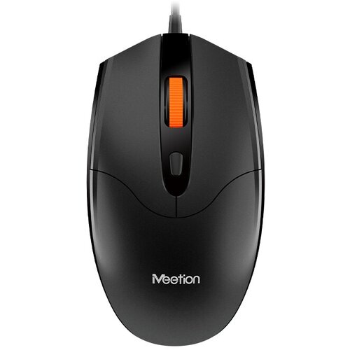 Оптическая проводная мышь MeeTion, USB, 4 кнопки, 1600 dpi, черный {MT-M362}