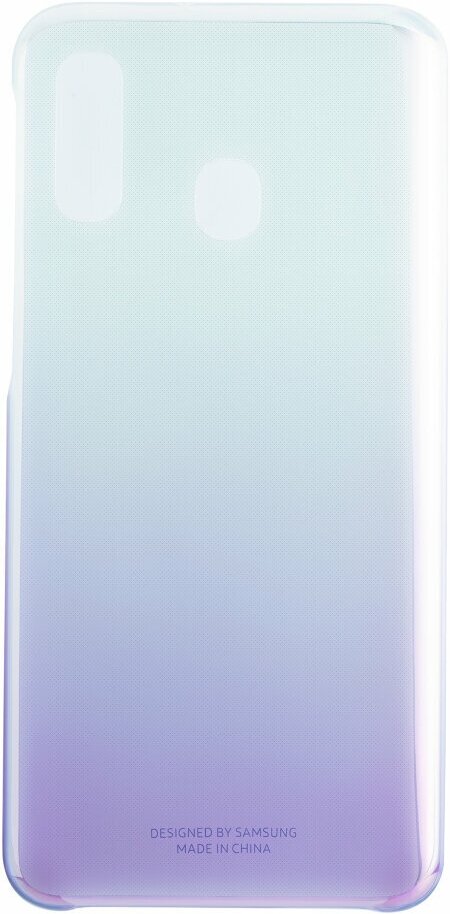 Чехол-крышка Samsung EF-AA405CBEGRU Gradation Cover для Galaxy A40, поликарбонат, черный - фото №6