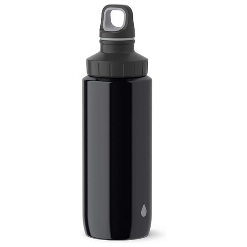 фото Бутылка для воды, для безалкогольных напитков emsa drink2go drop 0.6 металл, пластик черный
