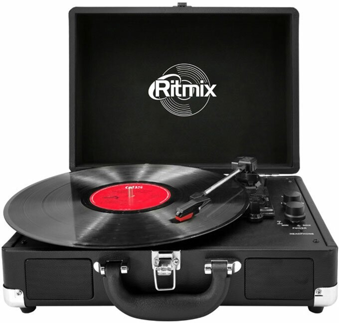 Проигрыватель виниловых дисков Ritmix LP-120B Black