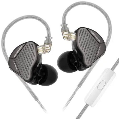 Наушники проводные KZ Acoustics PR1 Pro с микрофоном 35 мм черный 9790₽