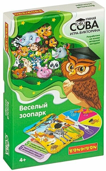 Игра-викторина Умная Сова «веселый зоопарк»