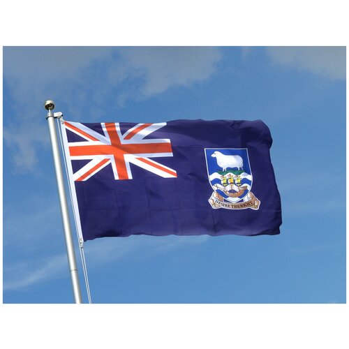 Флаг Фолклендских островов 90х135 см клуб нумизмат монета крона фолклендских островов 2007 года серебро роберт баден