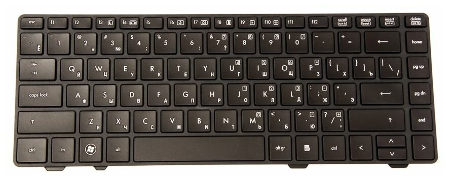 Клавиатура для ноутбуков HP ProBook 6360B RU Black frame Black key