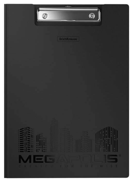 ErichKrause Папка-планшет с зажимом Megapolis А4 пластик