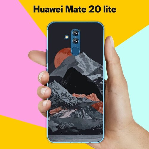 Силиконовый чехол на Huawei Mate 20 lite Пейзаж 60 / для Хуавей Мейт 20 Лайт матовый чехол hockey для huawei mate 20 lite хуавей мейт 20 лайт с эффектом блика черный