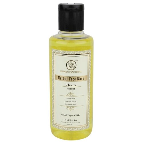 Гель для умывания Травяной Кхади (Herbal Face Wash Khadi), 210 мл