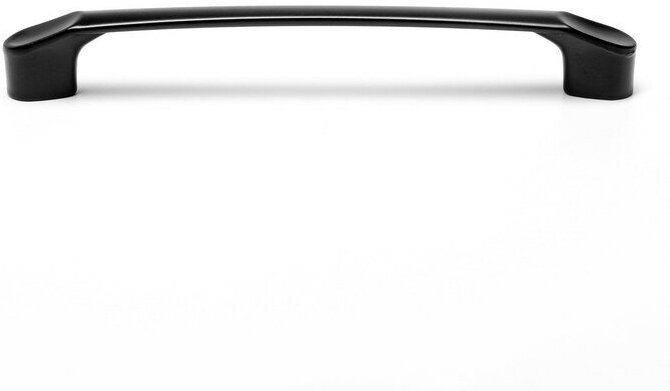 Ручка-скоба PC180BL, м/о 128 мм, черная - фотография № 4
