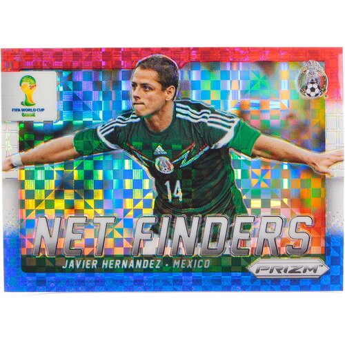 Коллекционная карточка Panini Prizm FIFA WORLD CUP 2014 - #NF-19 Javier Hernandez - Net Finders Red, White and Blue Power Plaid S0245 коллекционная карточка panini prizm fifa world cup 2014 nf 19 javier hernandez net finders red white and blue power plaid s0245