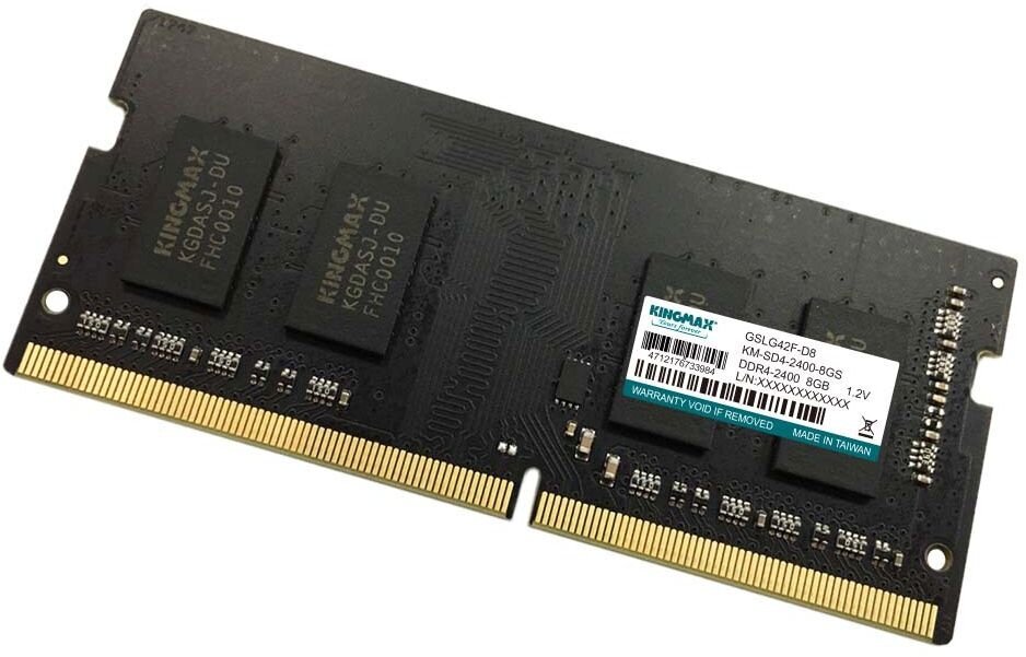 Оперативная память Kingmax SO-DIMM DDR4 16Gb 2400MHz pc-19200 CL17 1.2V (KM-SD4-2400-16GS)