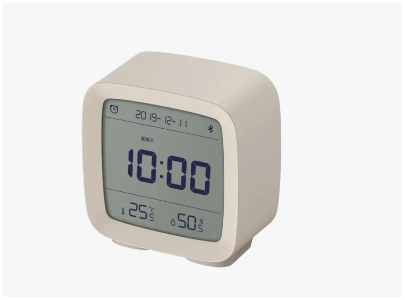 Часы Xiaomi ClearGrass Bluetooth Thermometer Alarm Clo . - фотография № 1