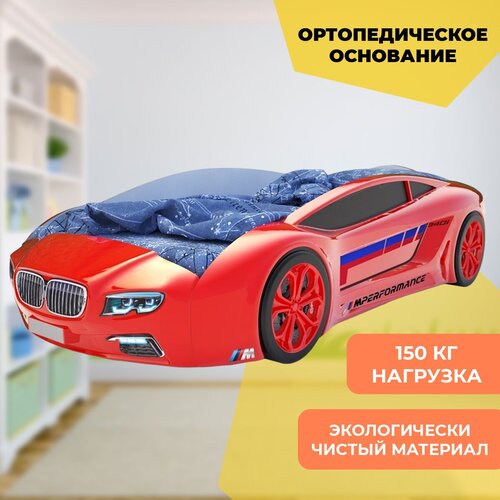 Кровать-машина красная Roadster 