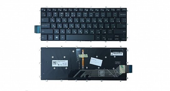 Клавиатура для ноутбука Dell Inspiron 13-5368 13-5568 13-7466 13-7579 13-7569 черная с подсветк