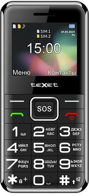 Телефон teXet TM-B319 (черный)