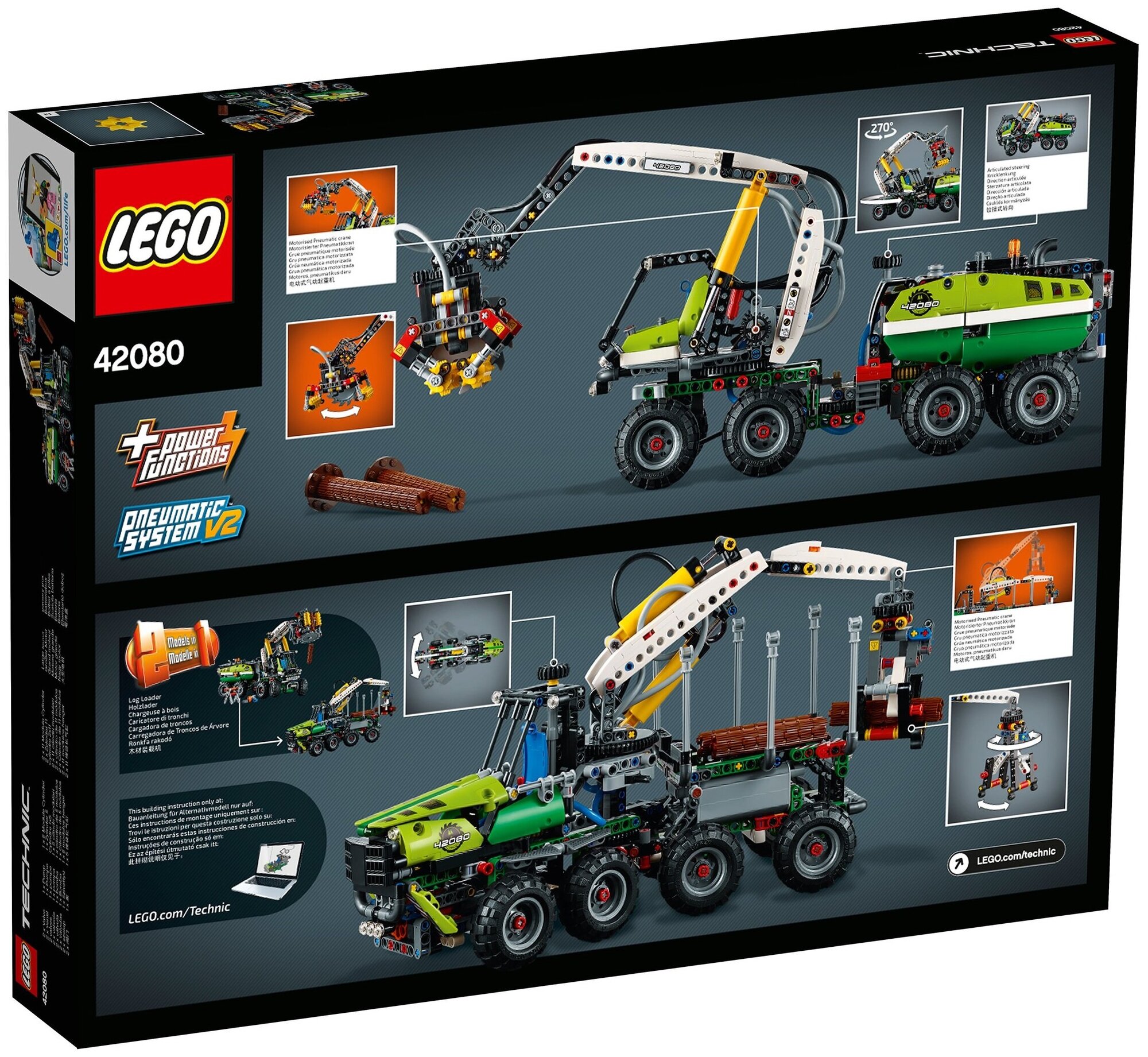 Конструктор LEGO Technic 42080 Лесозаготовительная машина - фото №8