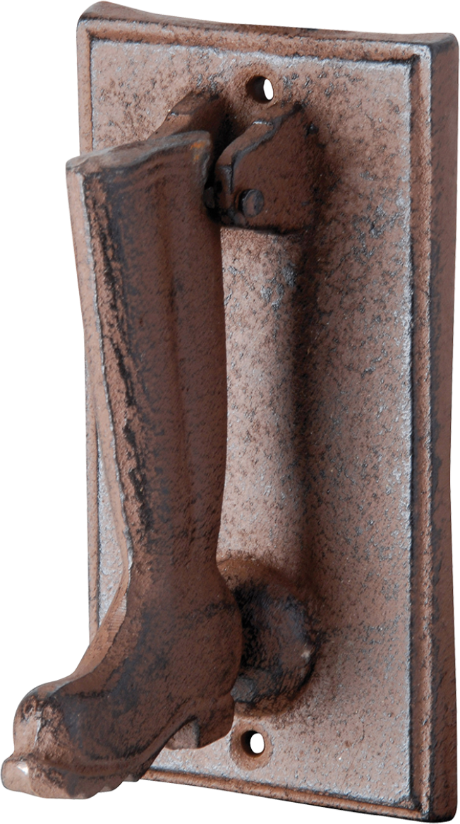 Ручка-молоток дверная чугунная "Сапог" DB54 Esschert Design 8.4 x 9.5 x 15.9 см