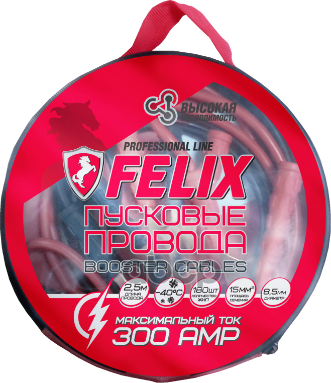 Пусковые Провода Felix (300A) Felix арт. 411040106