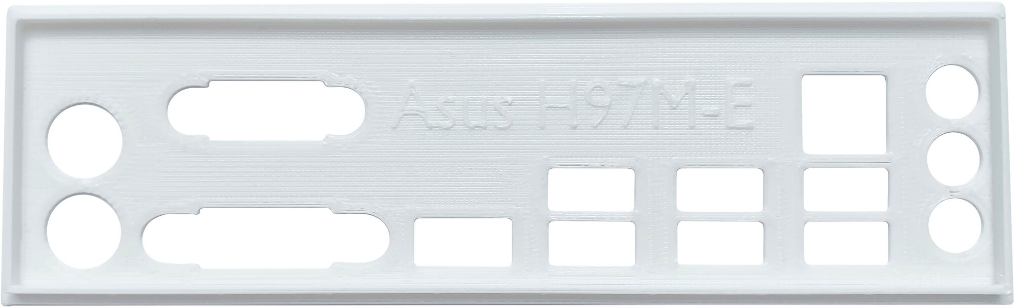 Заглушка для компьютерного корпуса к материнской плате Asus H97M-E white
