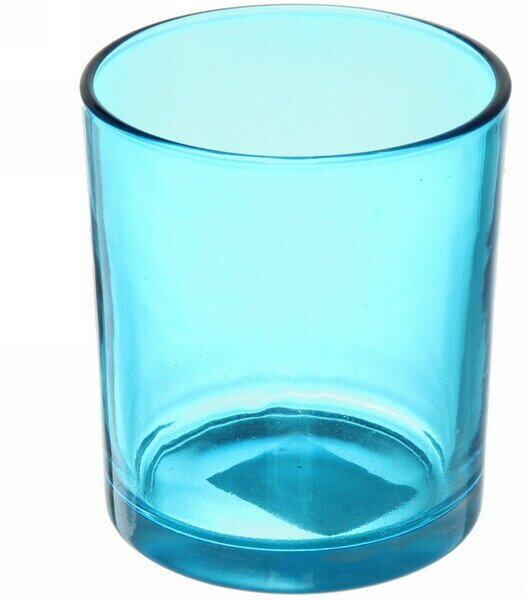 Подсвечник «Oasis-Glass» 8,8*10см цвет голубой - фотография № 1